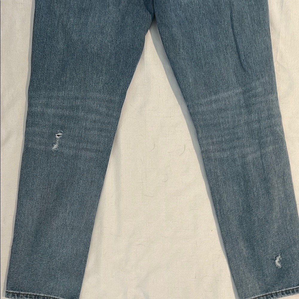 Trendy Ripped Blue Jeans - Picture 6 of 7